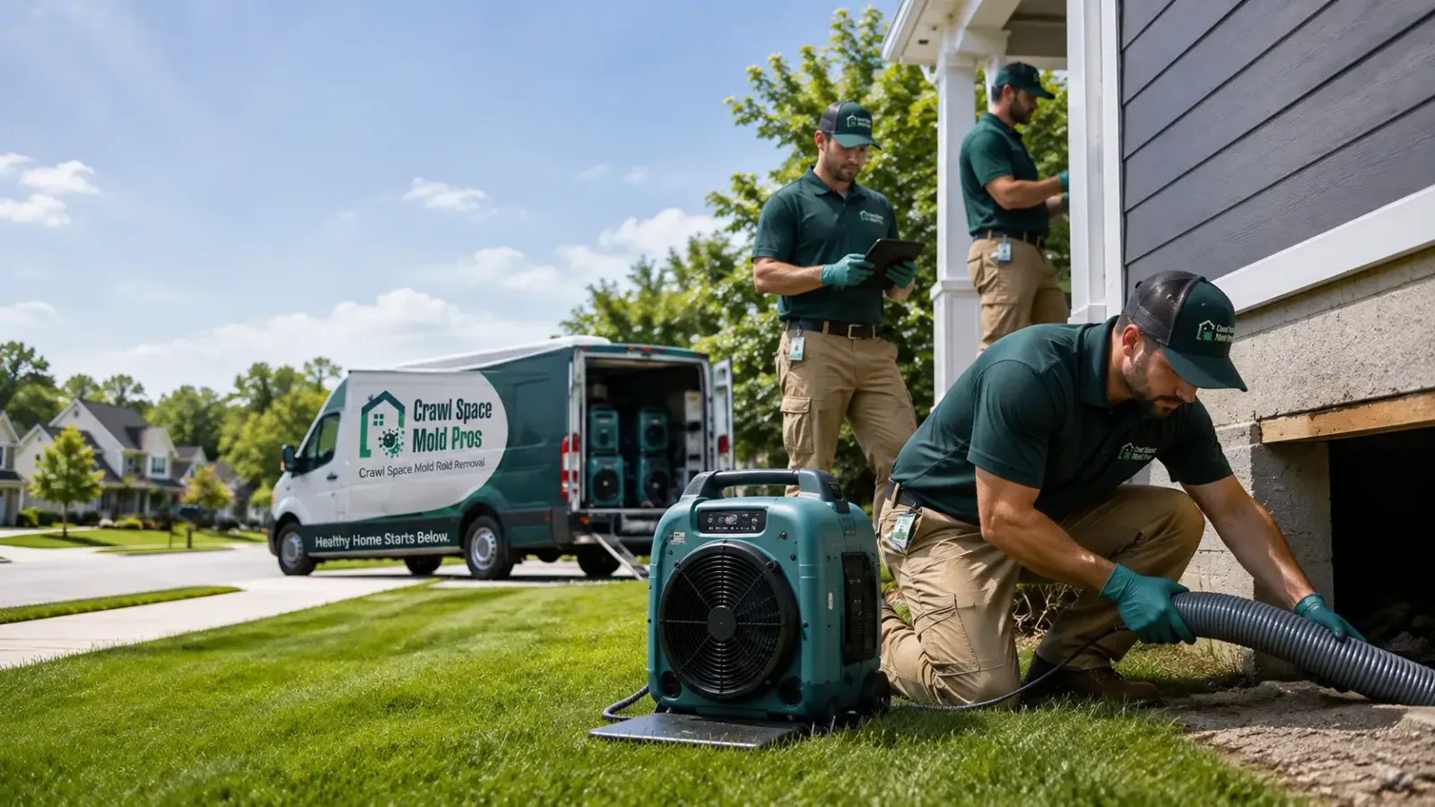 Crawl Space Mold Removal in Adrian, MO